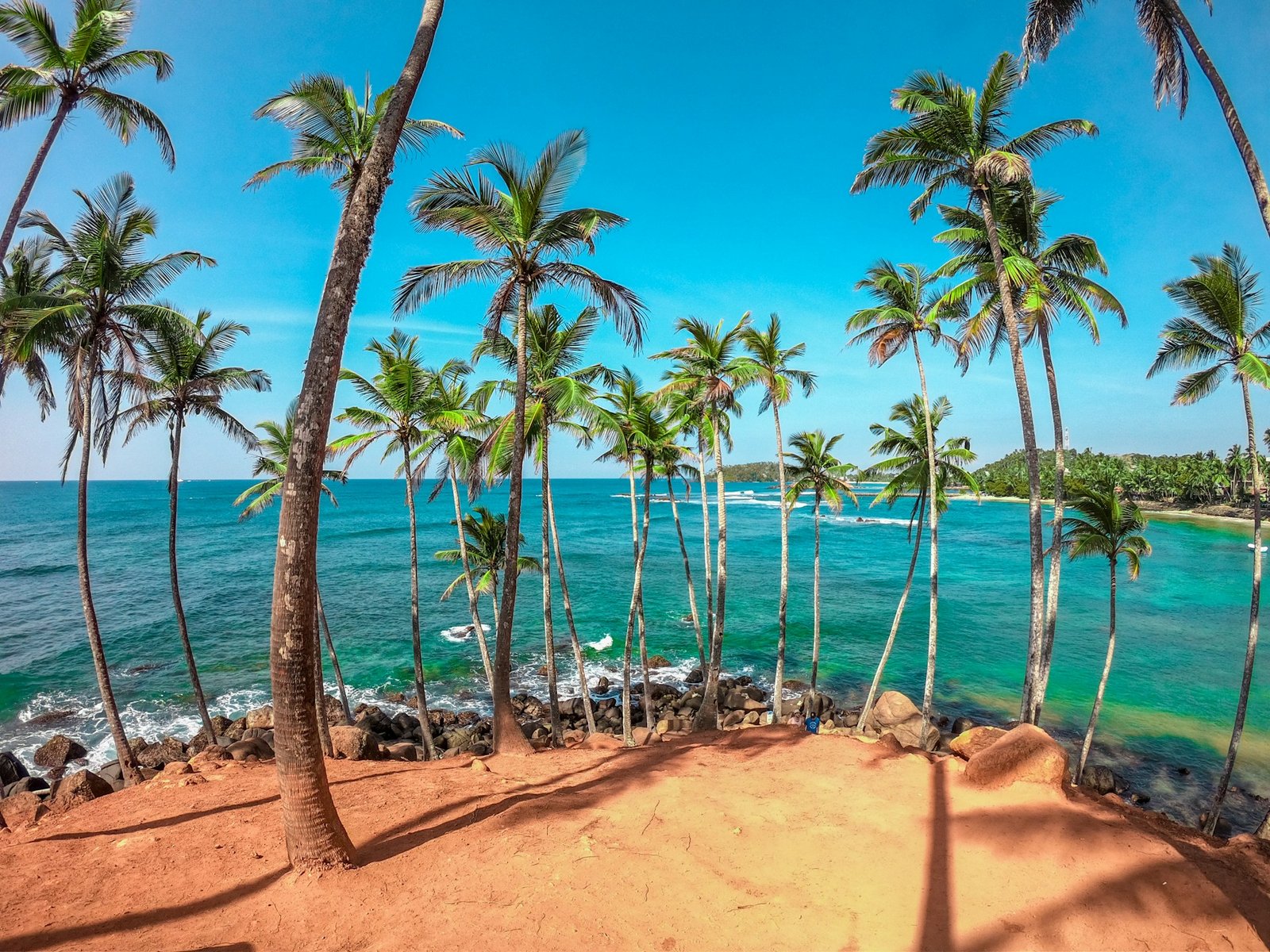 View from the top of Coconut Tree Hill in Mirissa